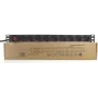 PDU Schuko 19 pollici 9 prese Liebernetz con interruttore, alluminio, nero 90LNSDL199SS
