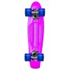 NORULES No Rules AU 349 mini cruiser skateboard con ruote luminose, rosa