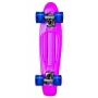 NORULES No Rules AU 349 mini cruiser skateboard con ruote luminose, rosa