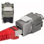 IT-BUDGET modulo keystone RJ45 business Cat.6A schermato senza attrezzi small form factor con sportello antipolvere PoE+ (90ITBKM6ASS)