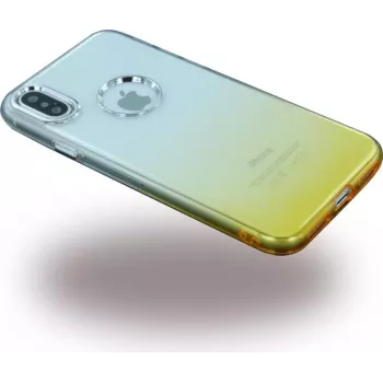 CYOO Ruber custodia morbida in silicone per Apple iPhone X – oro