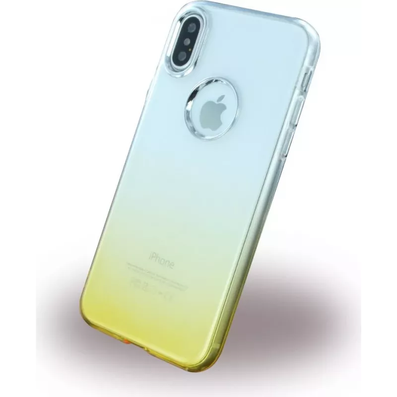 CYOO Ruber custodia morbida in silicone per Apple iPhone X – oro