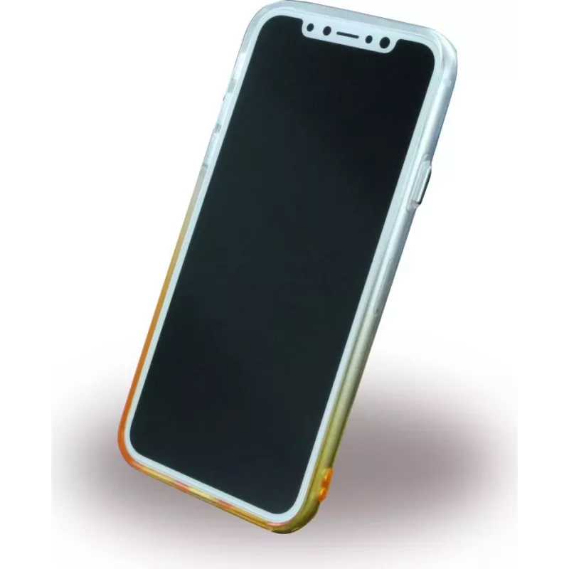 CYOO Ruber custodia morbida in silicone per Apple iPhone X – oro