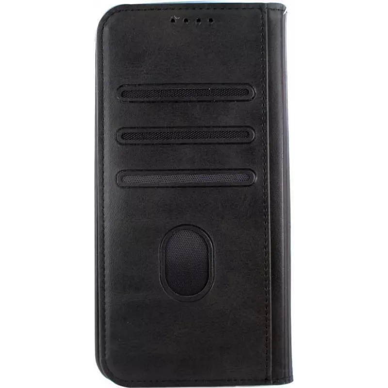 CYOO Premium Custodia a libro per Apple iPhone 13, similpelle nera CY122555