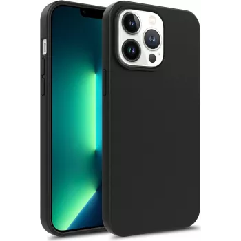 CYOO Premium custodia in silicone liquido per Apple iPhone 14 Pro Max - nero CY122778