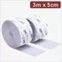 Quadrios 24CA325 nastro a velcro adesivo 3 m x 5 cm bianco