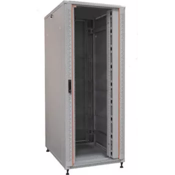IT-BUDGET armadio server 19 pollici SRK - 42U - 800x1000 mm - porta in vetro/acciaio - canaline passacavi - flatpack - grigio chiaro 90ITB19SRK42810GGN