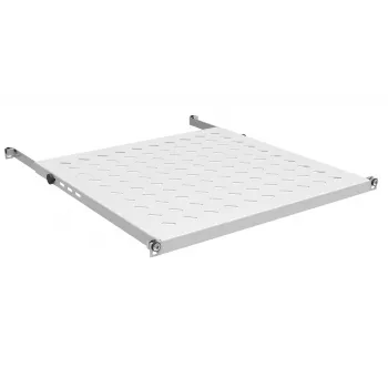 IT-BUDGET mensola rack 19 pollici 0,5U profonda 650mm portata 80kg grigio chiaro 12WZ82648005650011
