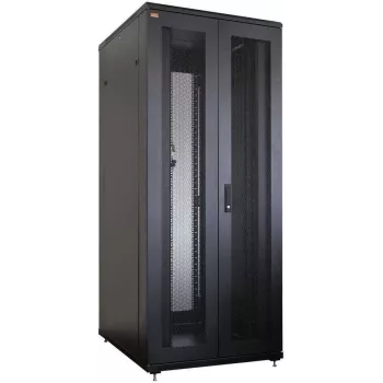 IT-BUDGET rack server 19 pollici SRK - 42U - 800x1000 mm - doppie porte perforate anteriori e posteriori - canaline passacavi - montato - nero 99ITB19SRK42810DTSNM
