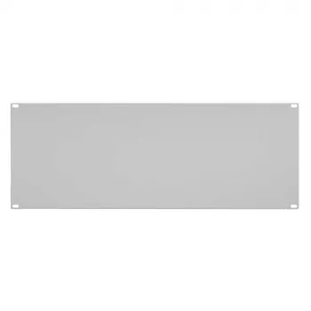 IT-BUDGET pannello cieco rack 19 pollici 4U grigio chiaro metallo 90ITBBP4HEG