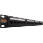 IT-BUDGET patch panel 19 pollici - 24 porte - Cat.6 - 250MHz - non schermato - 1U - nero (90ITBPP6US)