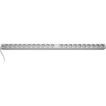 Liebernet PDU rack verticale 21 prese con prese Schuko, 16A, grigio chiaro 90LNSDL21S