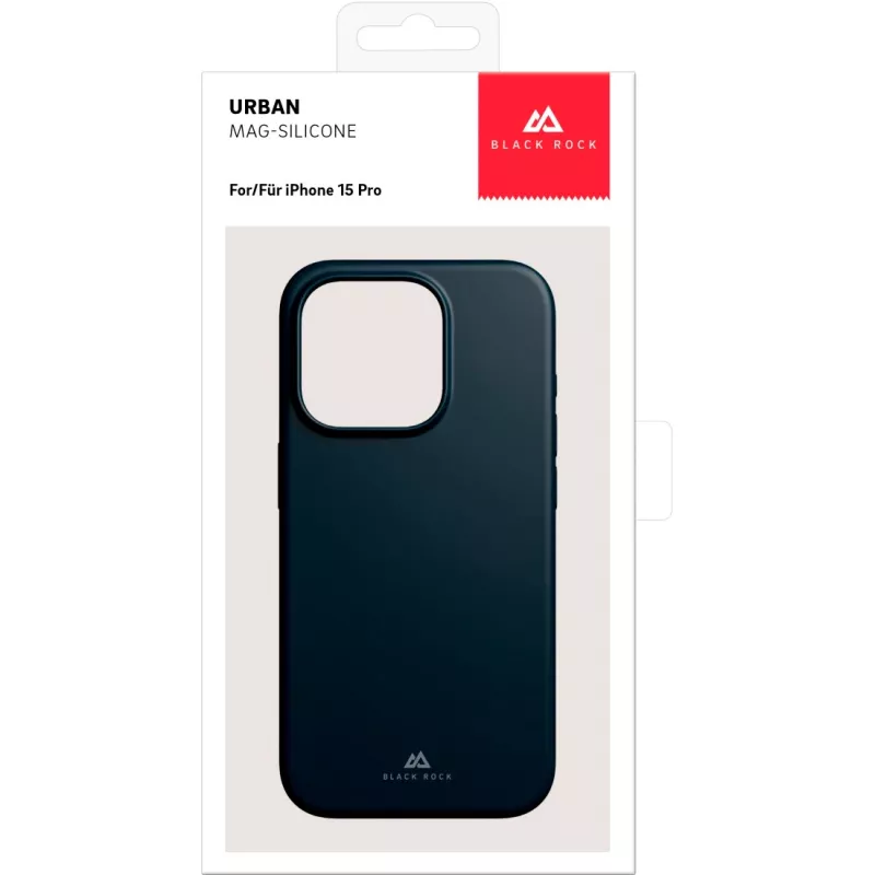 Black Rock Cover Mag Urban custodia per Apple iPhone 15 Pro, Midnight (00221277)