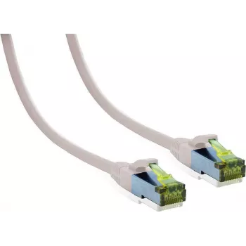 IT-BUDGET cavo patch Premium Full Copper Cat.6A con cavo grezzo Cat.7 600 MHz halogen free PoE+ 10Gbit/s bianco 2 m (90ITB6A7PK2W)