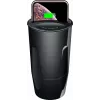 CYOO Cup caricatore wireless 15W Qi stazione di ricarica auto nero CY122326
