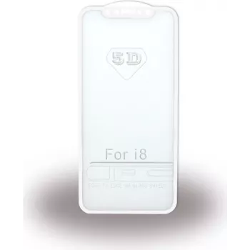 CYOO Premium pellicola protettiva 5D in vetro temperato per Apple iPhone X - bianco