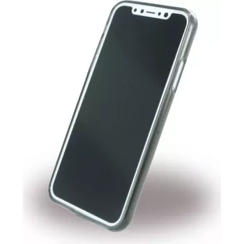 CYOO Ultra Thin custodia in silicone per Apple iPhone X - nero