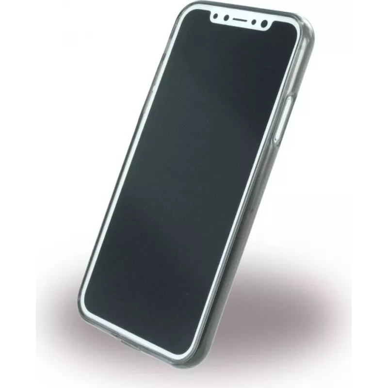 CYOO Ultra Thin custodia in silicone per Apple iPhone X - nero