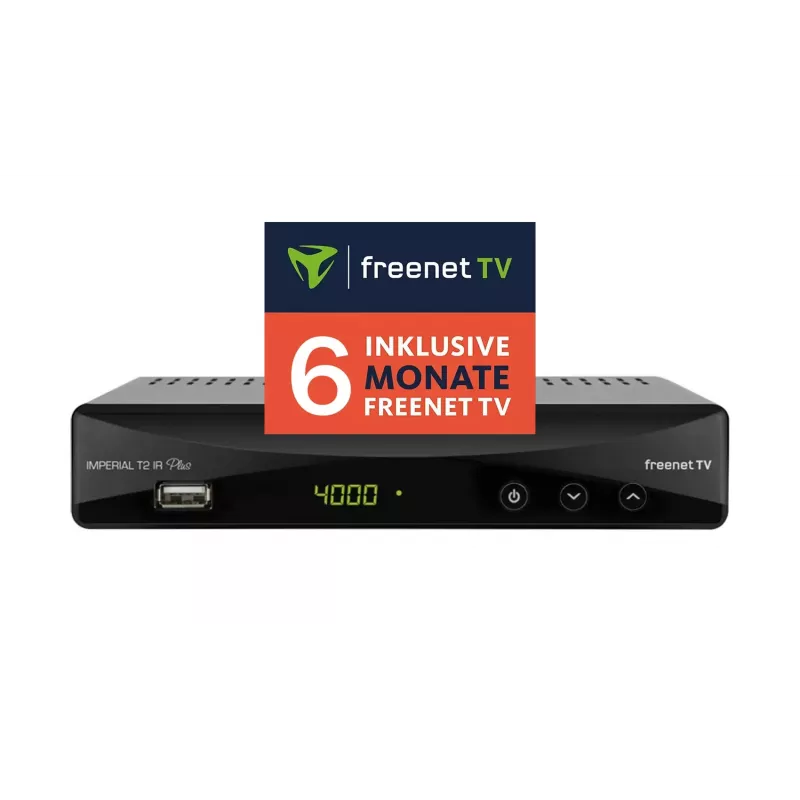 Imperial Set-top box DVB-T2 single tuner con H.265 HEVC, registrazione USB-PVR e lettore smart card 7756006