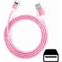 CYOO Cavo di ricarica Micro-USB Flow Light 1m rosa con effetto luce scorrevole CY121350