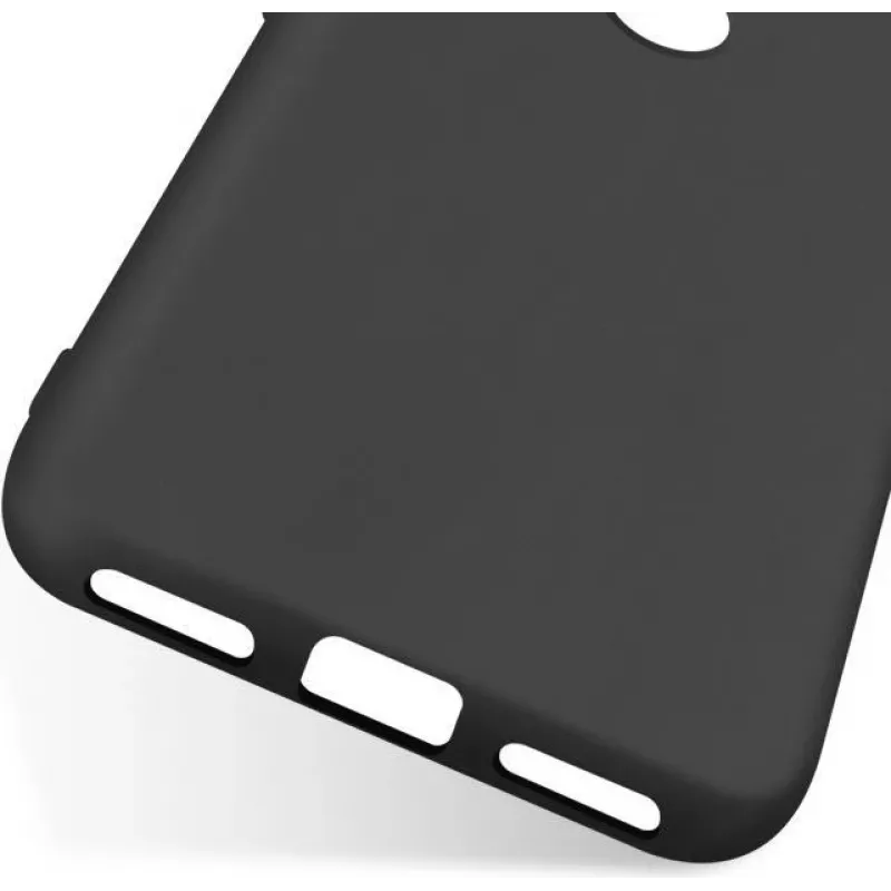 CYOO Premium Custodia hard cover in silicone liquido per Huawei P20 Lite – Nero
