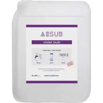 AESUB Violet Bulk 5L Spray per scansione 3D a scomparsa AESVB502