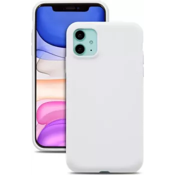 CYOO Custodia premium in silicone liquido per Apple iPhone 12 Pro 6,1 pollici – Bianco (CY121876)