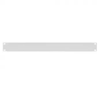 IT-BUDGET Pannello cieco / copertura rack 19 pollici 1U – Versione robusta in metallo – Grigio chiaro (90ITBBP1HEG)