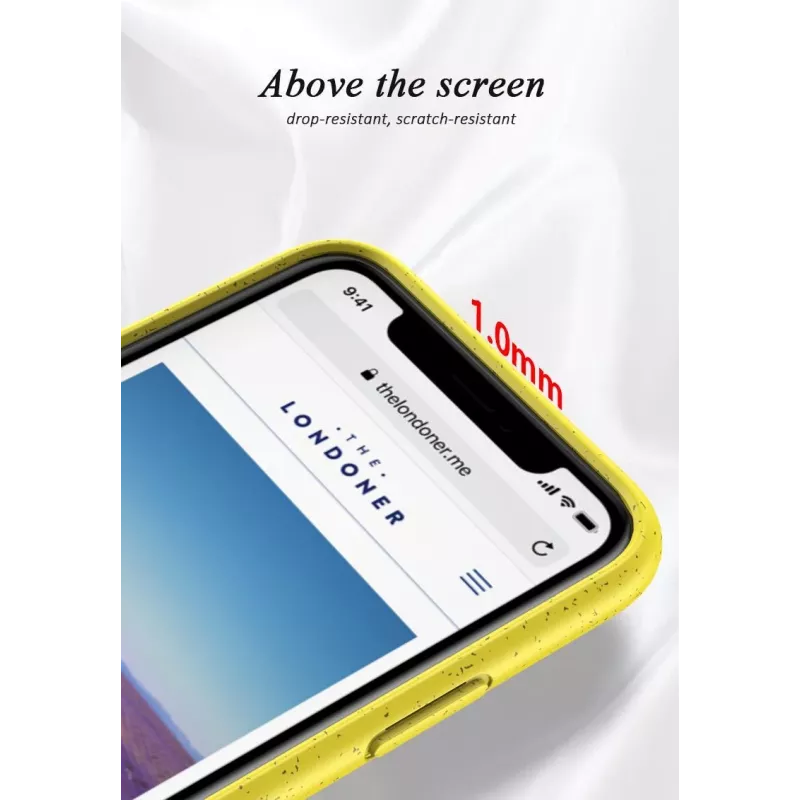 CYOO BioCase per iPhone 11 - Custodia rigida turchese - Biodegradabile CY121586