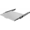 IT-BUDGET mensola estraibile 19 pollici, estrazione totale, portata 30 kg, profondità 350 mm, grigio chiaro (90ITBAFB350G)