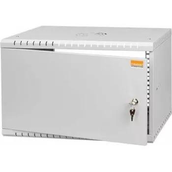 IT-BUDGET armadio a parete 19 pollici TAUNUS 6U profondità 450 mm grigio chiaro 90ITB19645MG
