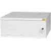 IT-BUDGET armadio a parete 19 pollici TAUNUS 4U profondità 350 mm porta piena grigio chiaro 90ITB19435MG