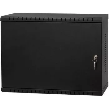 IT-BUDGET Armadio a parete da 19 pollici, 3U, montaggio verticale a profondità variabile, profondità 180 mm, profondità di installazione max. 300 mm, Nero 90ITBWV19VTV3S