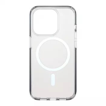 Black Rock Cover Mag Clear custodia per Apple iPhone 15 Pro, trasparente (00221270)