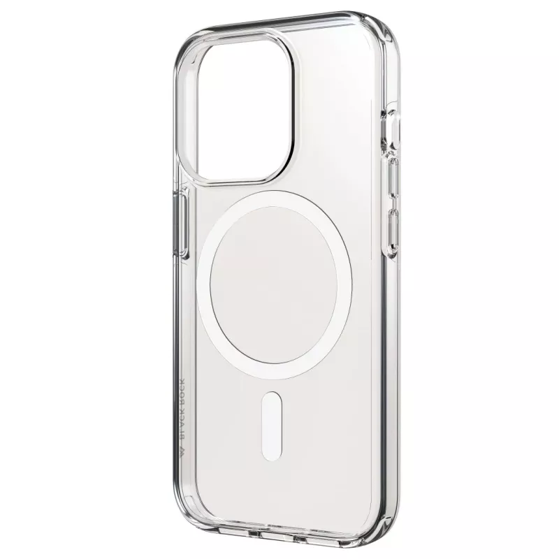 Black Rock Cover Mag Clear custodia per Apple iPhone 15 Pro, trasparente (00221270)
