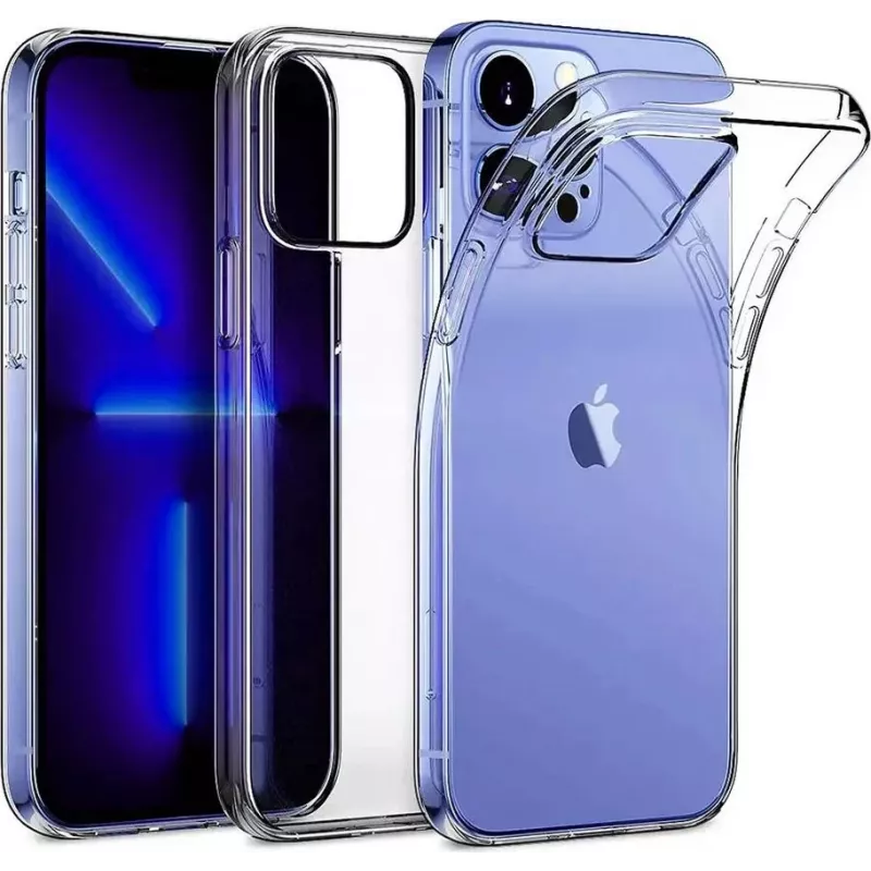 CYOO Custodia in silicone per Apple iPhone 15 Pro Max, Trasparente CY123234