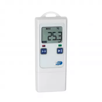 TFA Dostmann LOG40 Data logger di temperatura calibrato ISO USB PDF, da -40 a +60 °C