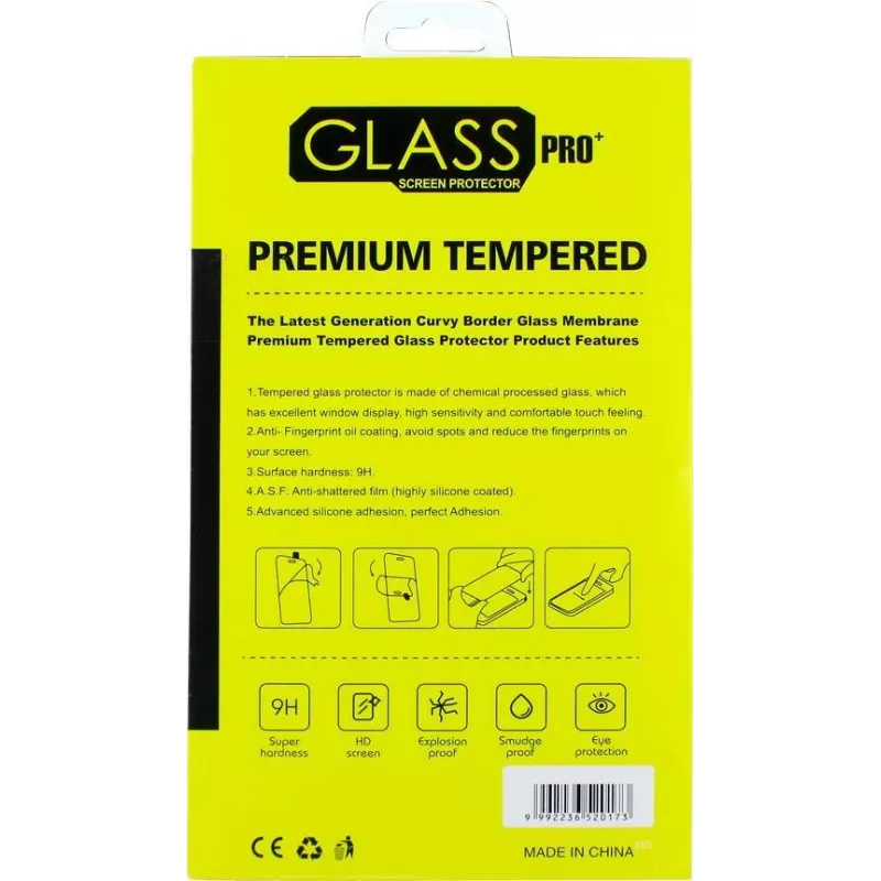 CYOO Pro+ Pellicola protettiva in vetro temperato per Apple iPhone 14 Pro Max e iPhone 14 Plus - 0,33mm durezza 9H, chiara HD, senza bolle CY122763
