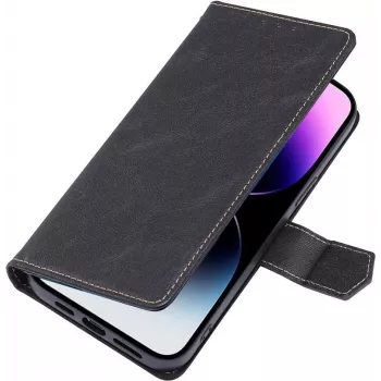 CYOO Premium BookCase Wallet cover per iPhone 14 Pro, nero CY122793