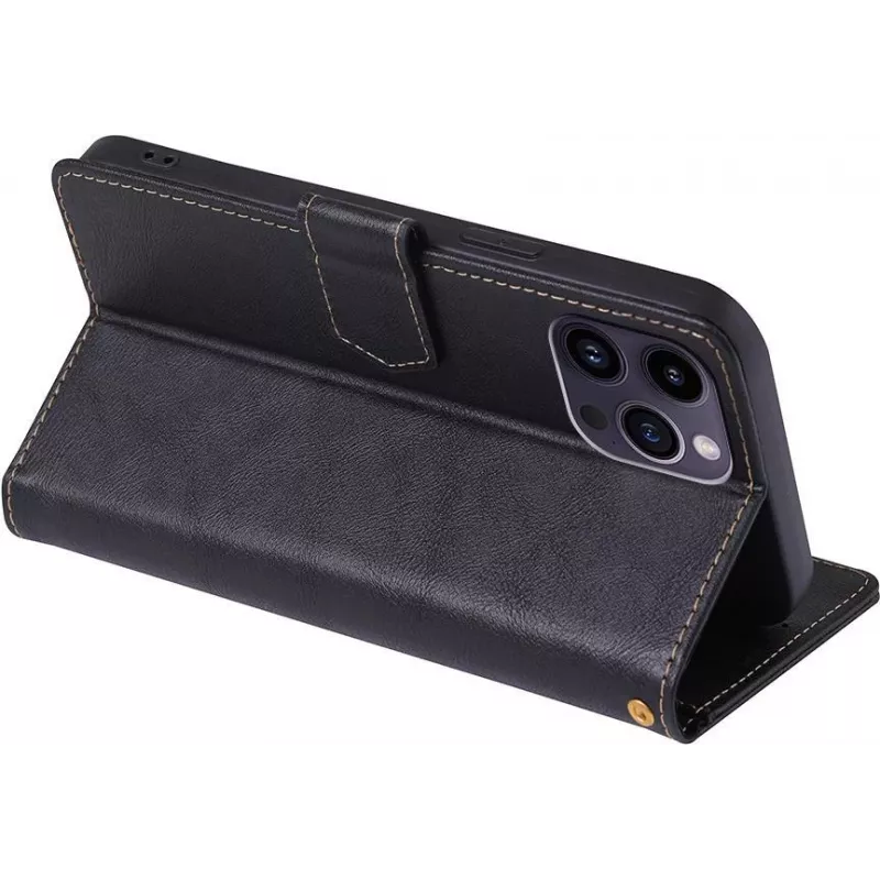 CYOO Premium BookCase Wallet cover per iPhone 14 Pro, nero CY122793