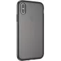 CYOO Dot Back Custodia in silicone per Apple iPhone XS Max - trasparente/nero