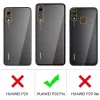 CYOO Custodia in silicone liquido premium per Huawei P20 Pro – nero