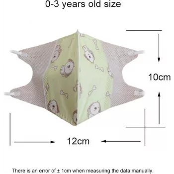 CYOO Mascherina facciale monouso per bambine 0-3 anni CY121626