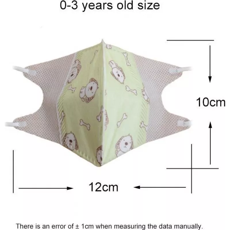 CYOO Mascherina facciale monouso per bambine 0-3 anni CY121626