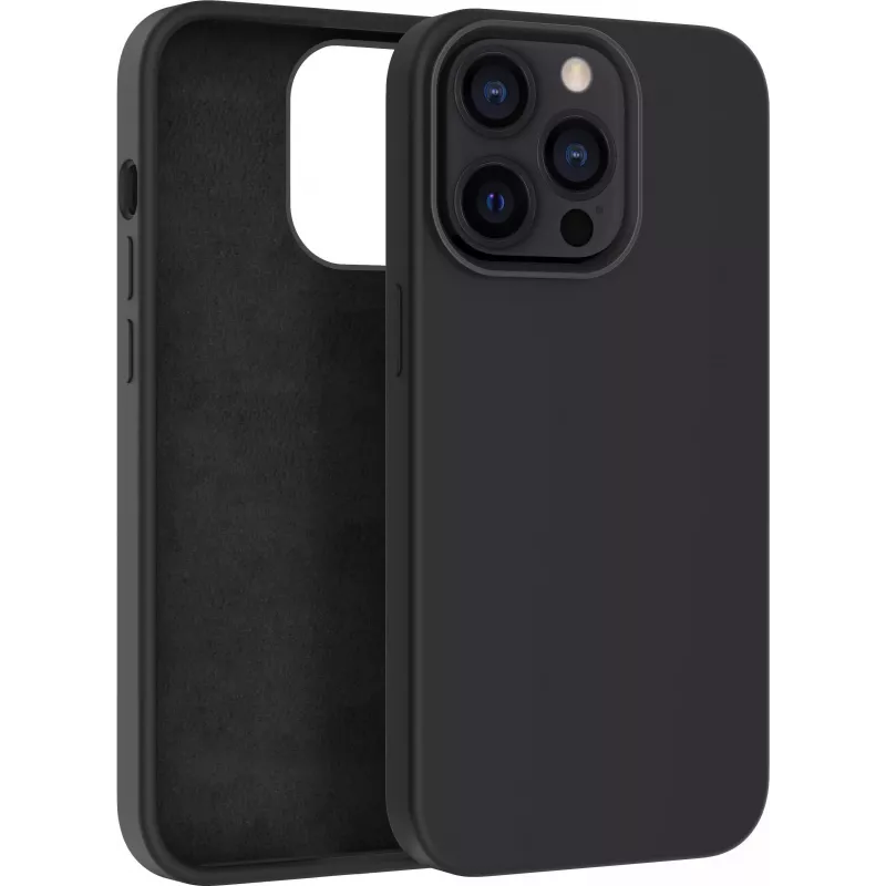 CYOO Custodia in silicone liquido Premium per Apple iPhone 14 Plus – nero CY122779