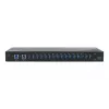 EXSYS EX-11236HMS Hub industriale USB 3.2 Gen 1 a 16 porte con protezione 15KV ESD, montaggio a parete e su guida DIN