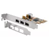 EXSYS EX-16500E-2 scheda FireWire 1394a PCIe, 3+1 porte, chipset TI