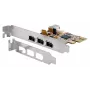 EXSYS EX-16500E-2 scheda FireWire 1394a PCIe, 3+1 porte, chipset TI