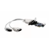 EXSYS EX-46022 scheda PCIe 2S seriale RS-232, cavo Oktopus (chipset EXAR)