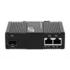 EXSYS EX-60344 Media Converter 2 porte PoE++ 90W, SFP, da -40°C a +80°C
